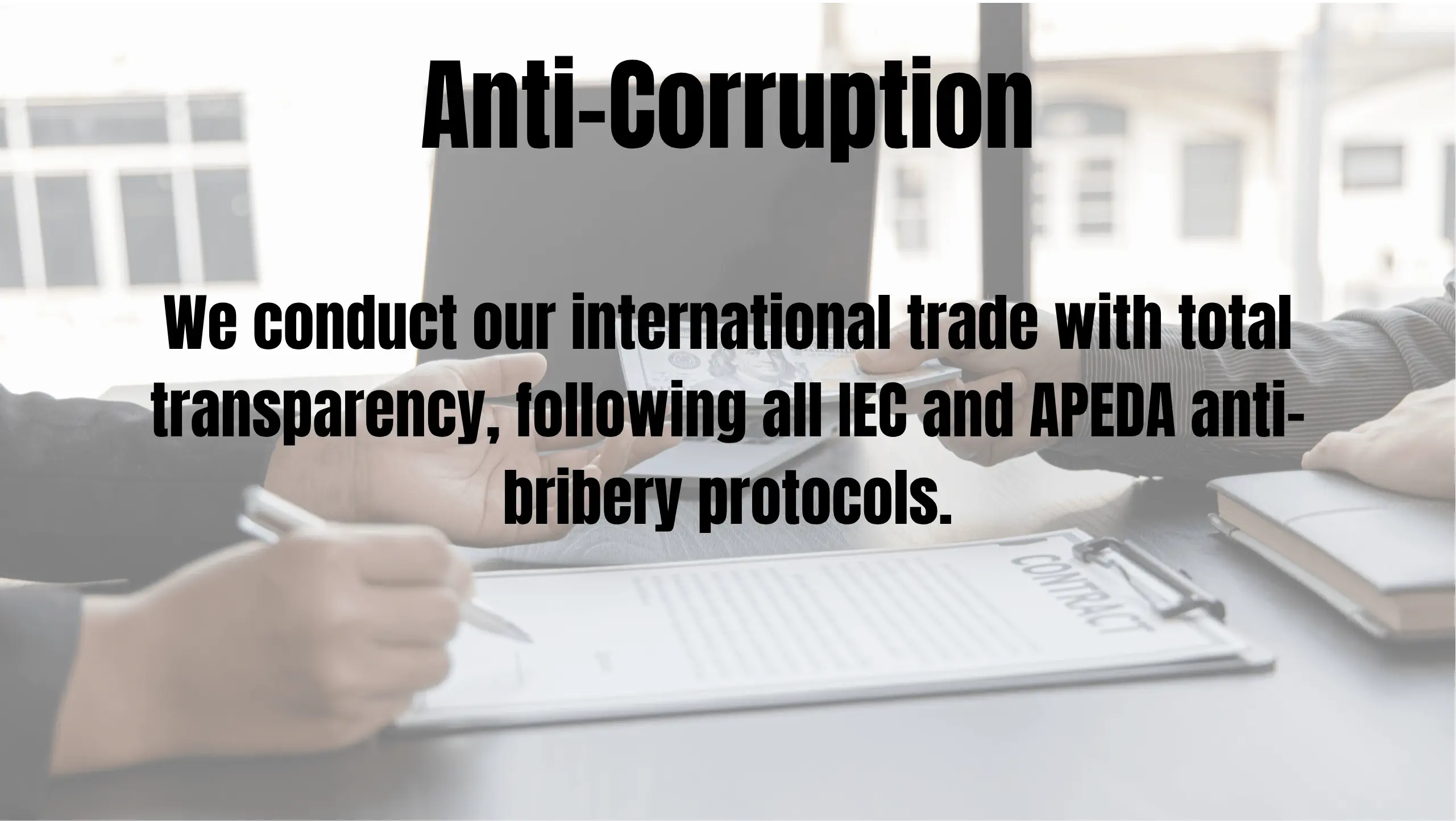 Anti-Corruption & Governance